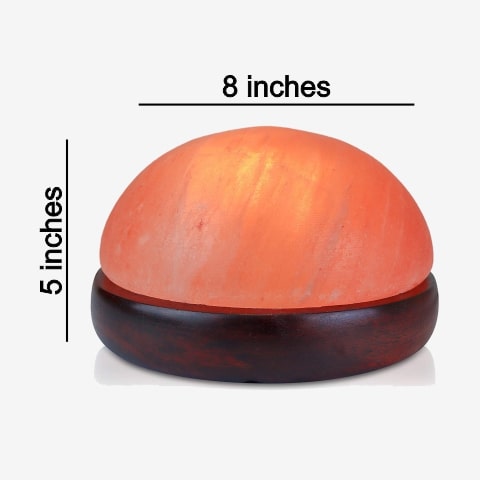 Himalayan Salt detox dome lamp- ZK Trading