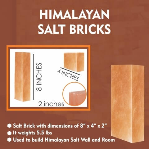 Himalayan Salt Bricks Wall- ZK Trading